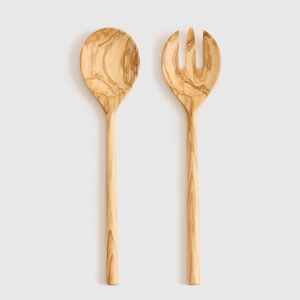 Quince Olivewood Salad Servers (Set of 2)